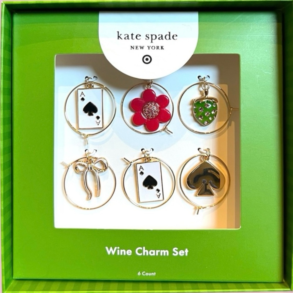 NIB Kate Spade X Target Wine Charms